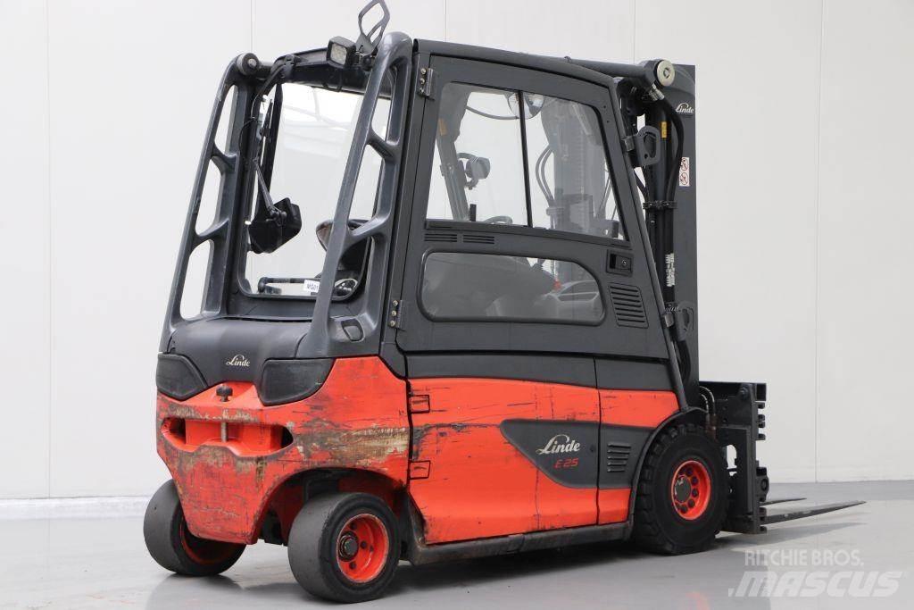 Linde E25L-01 Elektrikli forkliftler