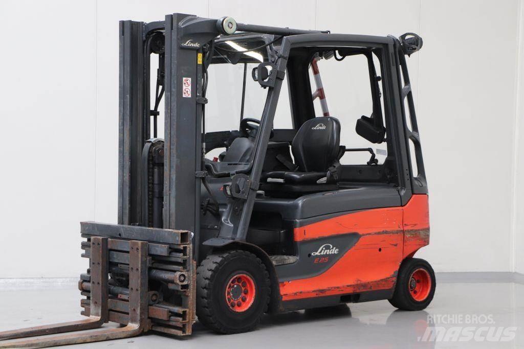 Linde E25L-01 Elektrikli forkliftler