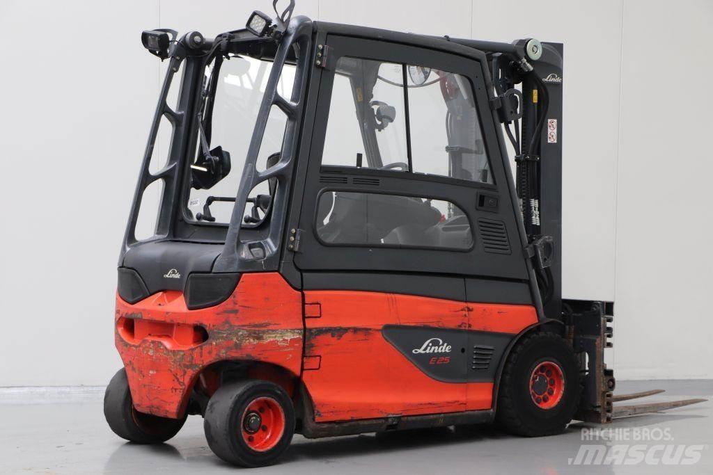 Linde E25L-01 Elektrikli forkliftler