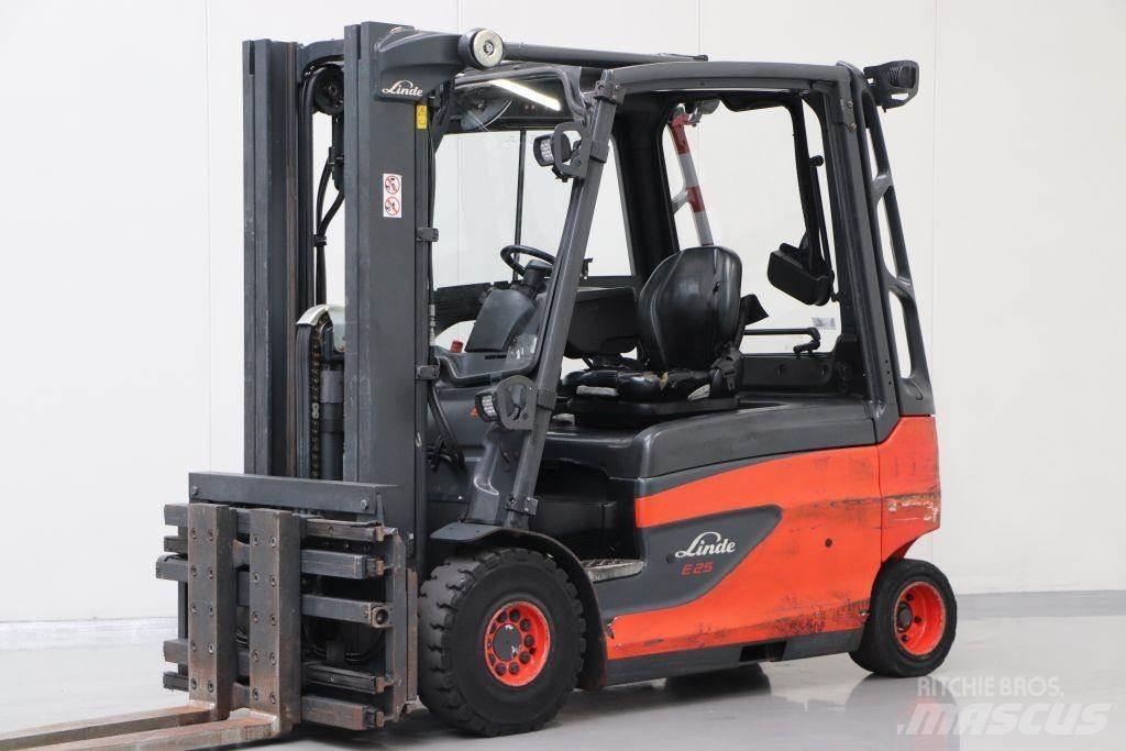 Linde E25L-01 Elektrikli forkliftler