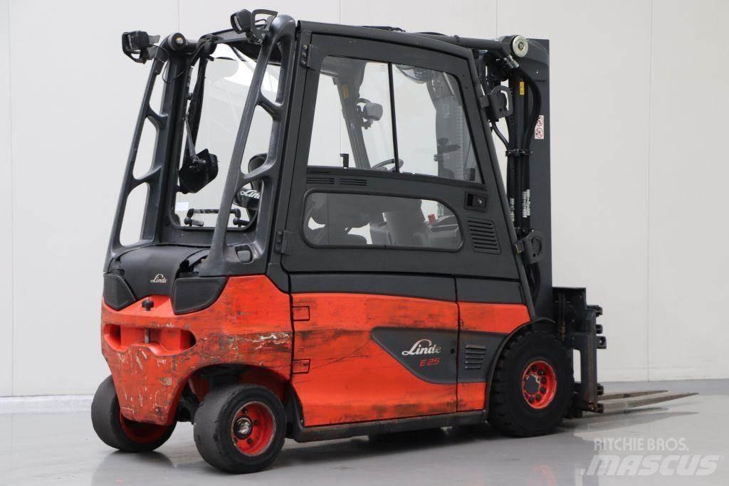 Linde E25L-01 Elektrikli forkliftler