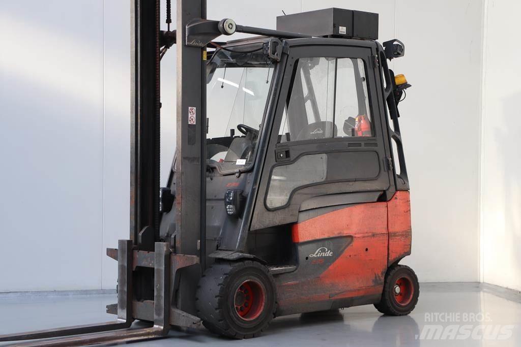 Linde E35HL-01 Elektrikli forkliftler