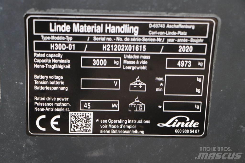 Linde H30D-01 Dizel forkliftler