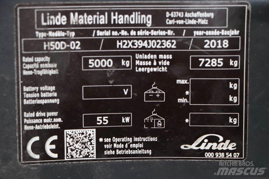 Linde H50D-02 Dizel forkliftler