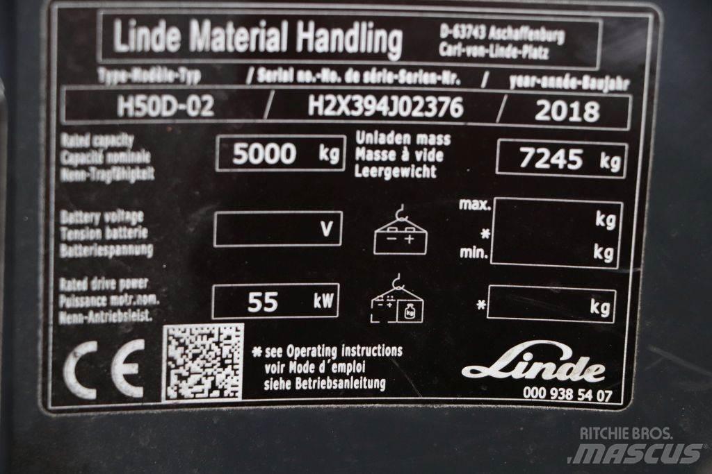 Linde H50D-02 Dizel forkliftler