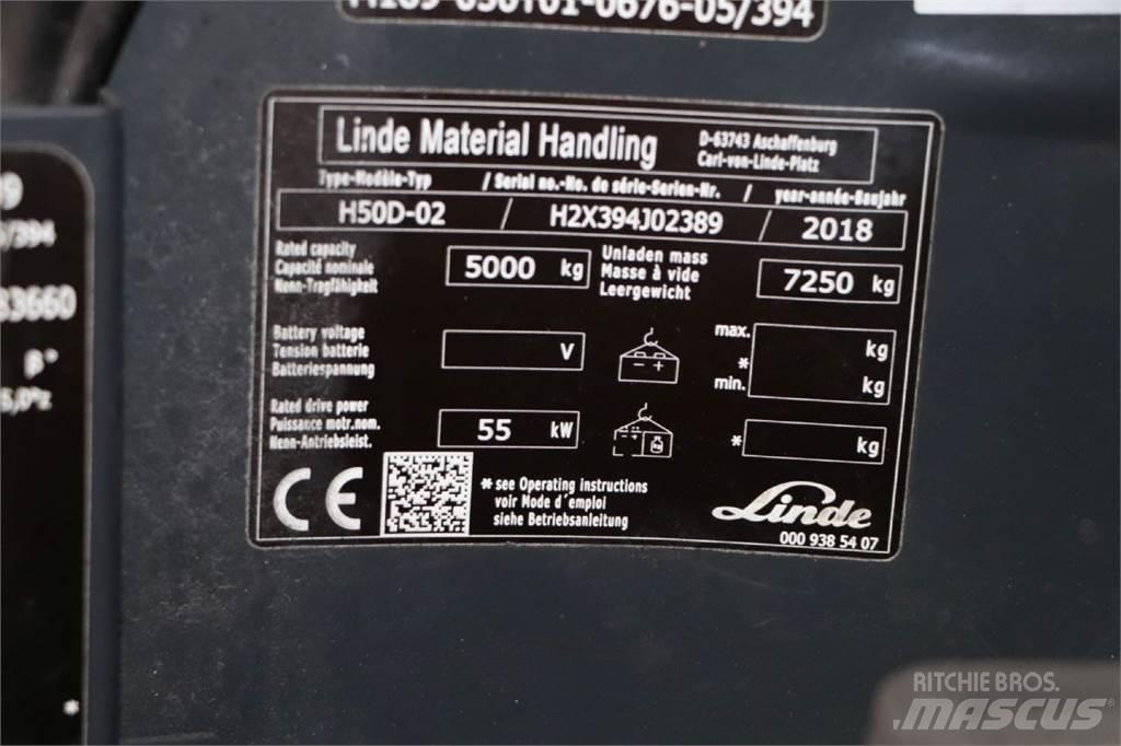 Linde H50D-02 Dizel forkliftler