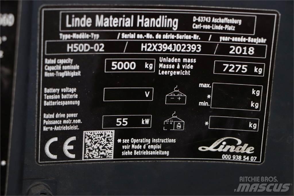 Linde H50D-02 Dizel forkliftler