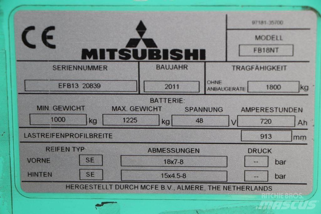 Mitsubishi FB18NT Elektrikli forkliftler