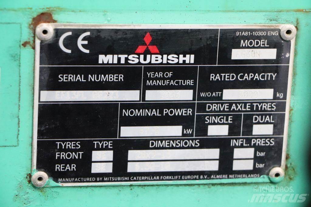 Mitsubishi FG30N LPG'li forkliftler
