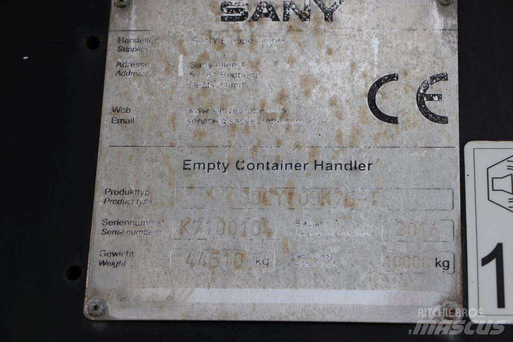 Sany SDCY100K7G-T Reach stacker - konteyner forkliftleri