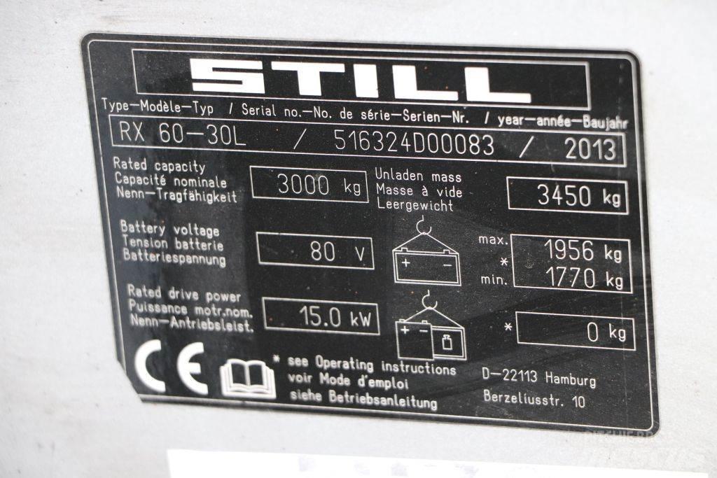 Still RX60-30L Elektrikli forkliftler