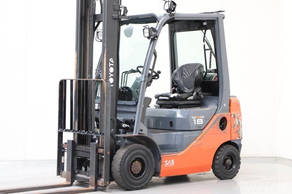 Toyota 02-8FGF18 LPG'li forkliftler