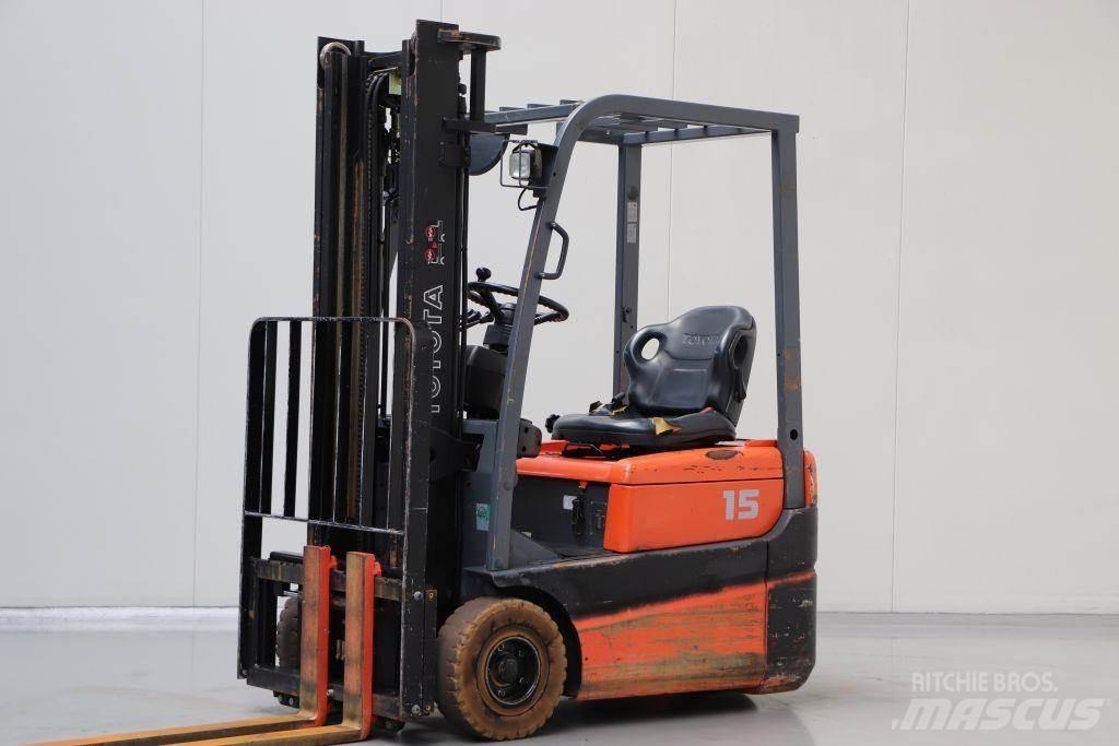 Toyota FBESF15 Elektrikli forkliftler