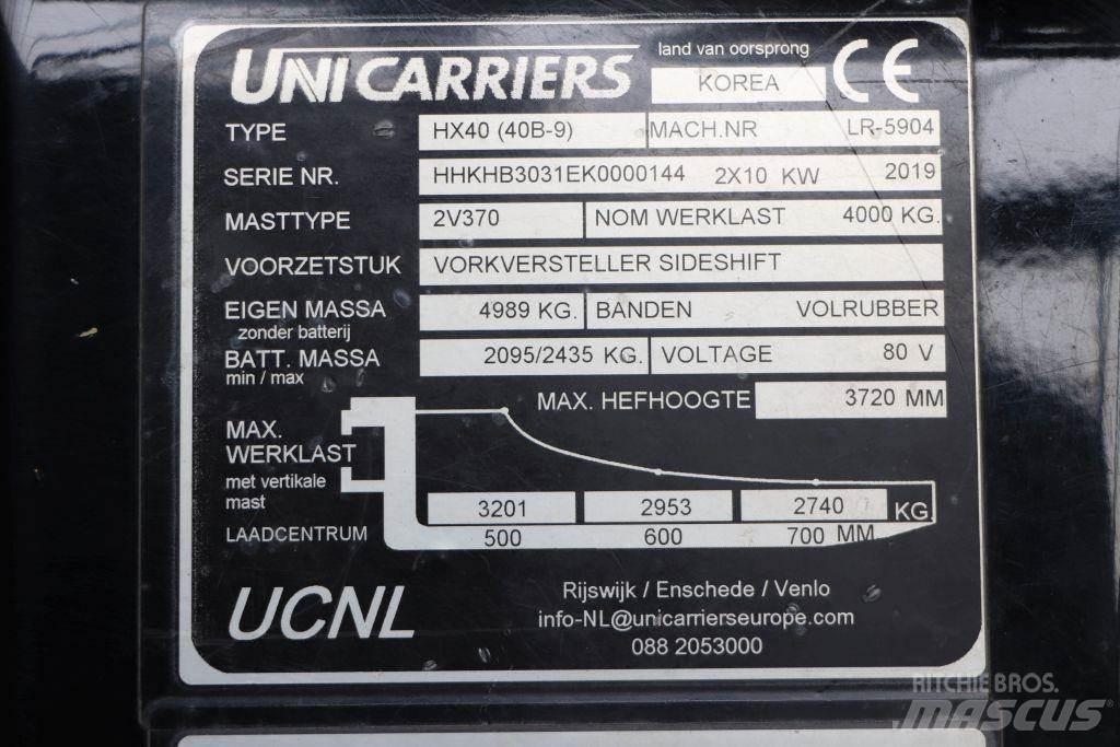 UniCarriers 40B-9 Elektrikli forkliftler