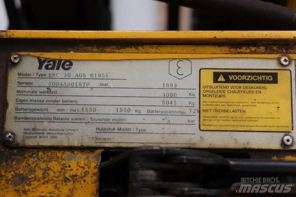 Yale ERC30AGS Elektrikli forkliftler