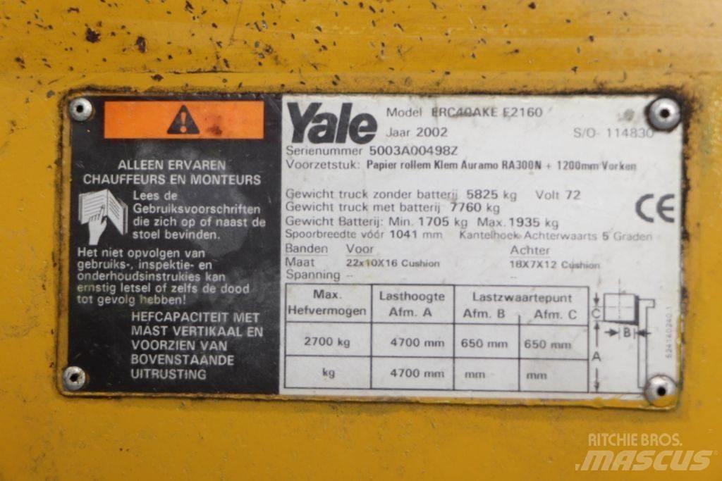 Yale ERC40AKE Elektrikli forkliftler