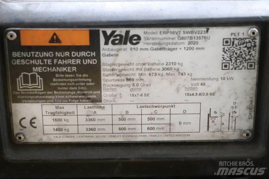 Yale ERP16VT Elektrikli forkliftler
