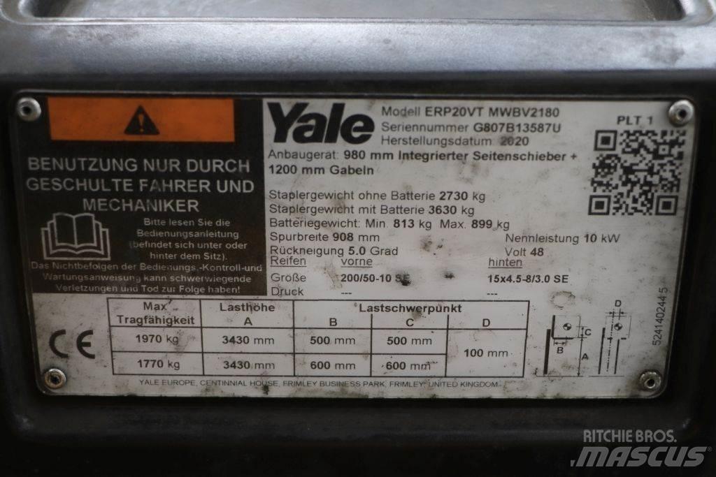Yale ERP20VT Elektrikli forkliftler