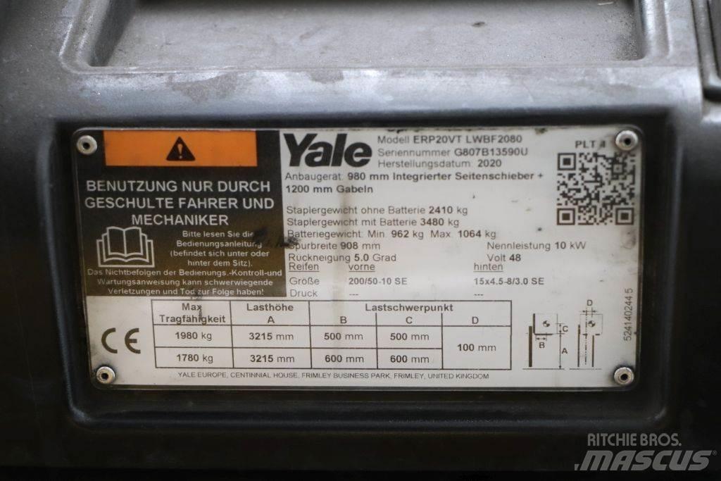 Yale ERP20VT Elektrikli forkliftler