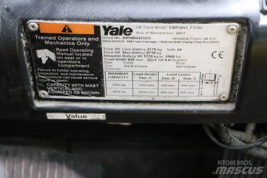 Yale ERP30VL Elektrikli forkliftler