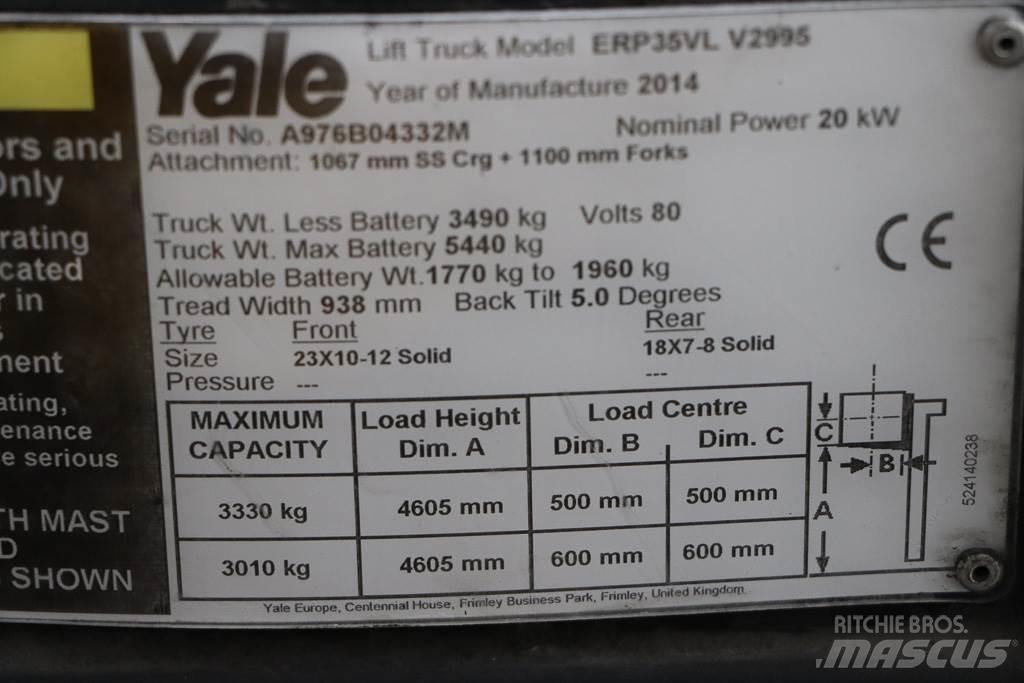Yale ERP35VL Elektrikli forkliftler
