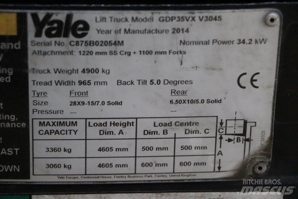 Yale GDP35VX Dizel forkliftler