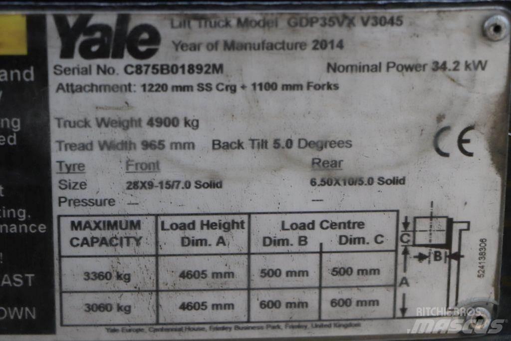 Yale GDP35VX Dizel forkliftler