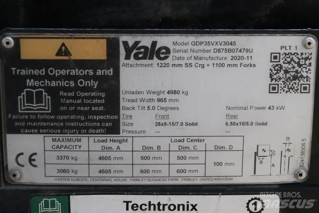 Yale GDP35VX Dizel forkliftler
