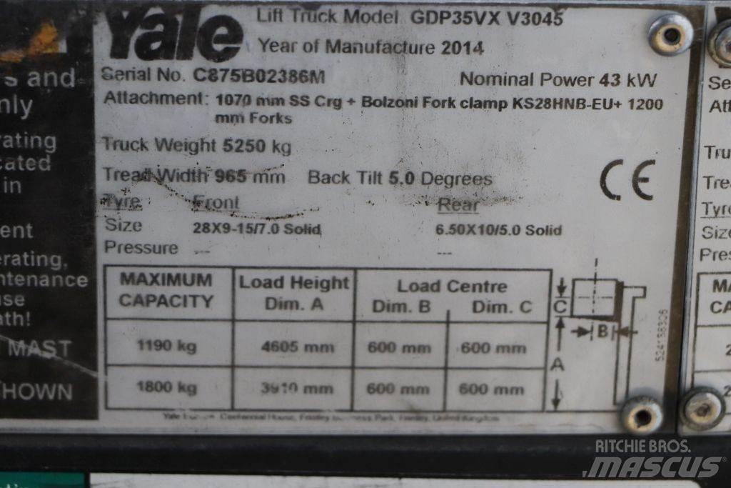 Yale GDP35VX Dizel forkliftler