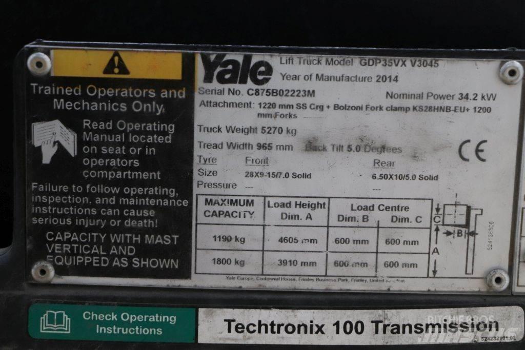 Yale GDP35VX Dizel forkliftler