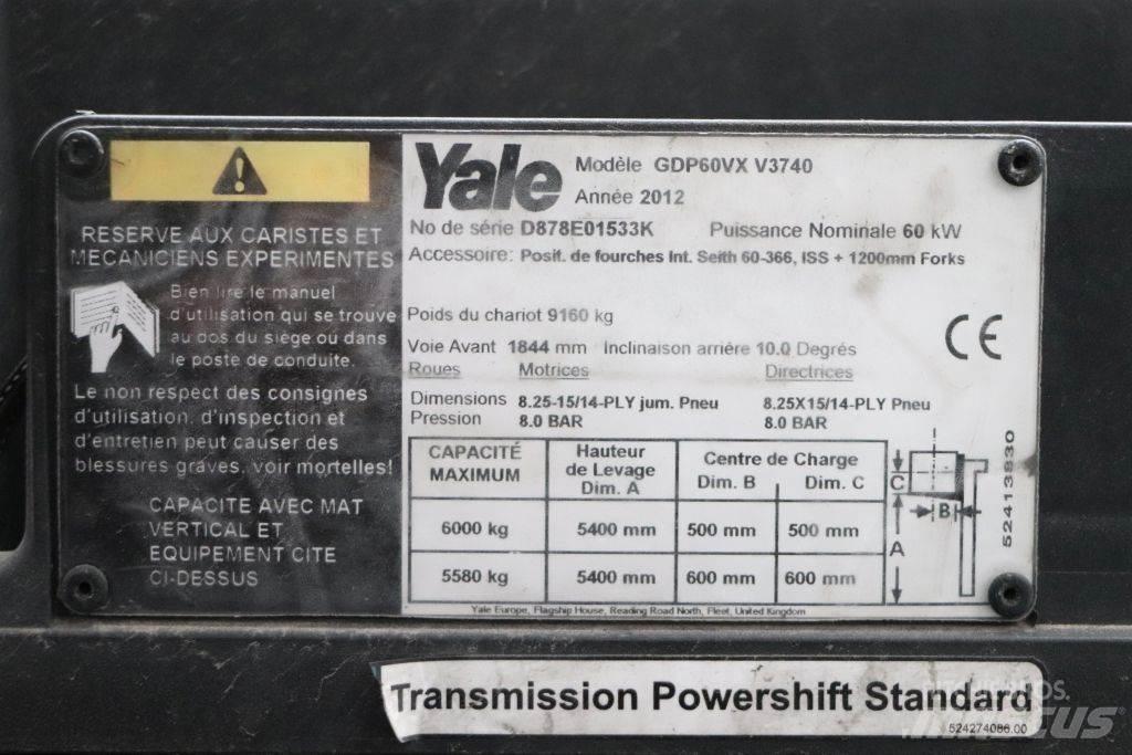 Yale GDP60VX Dizel forkliftler