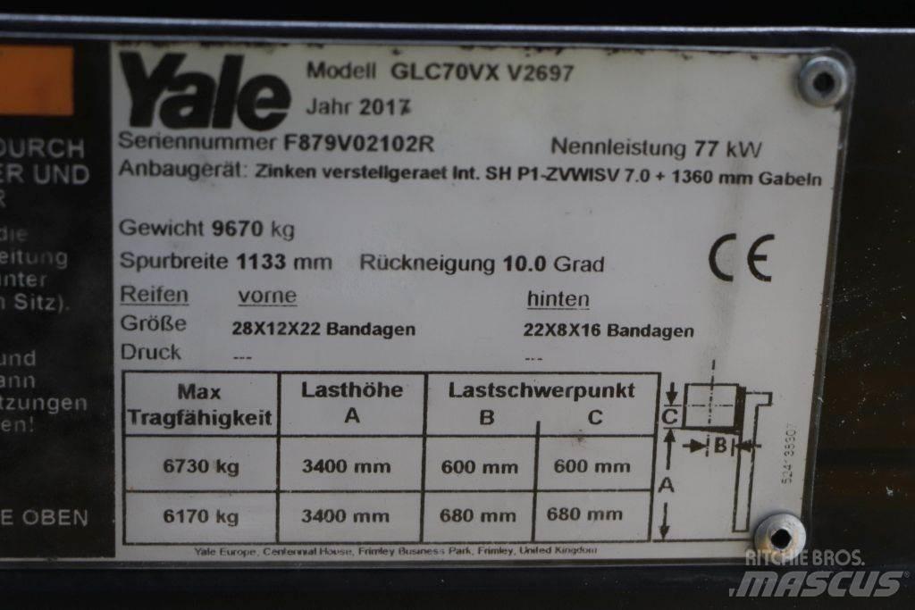 Yale GLC70VX LPG'li forkliftler