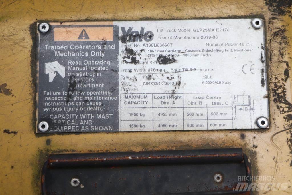 Yale GLP25MX LPG'li forkliftler