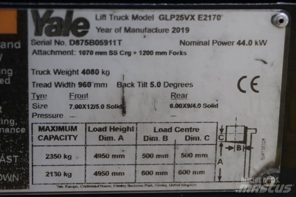 Yale GLP25VX LPG'li forkliftler