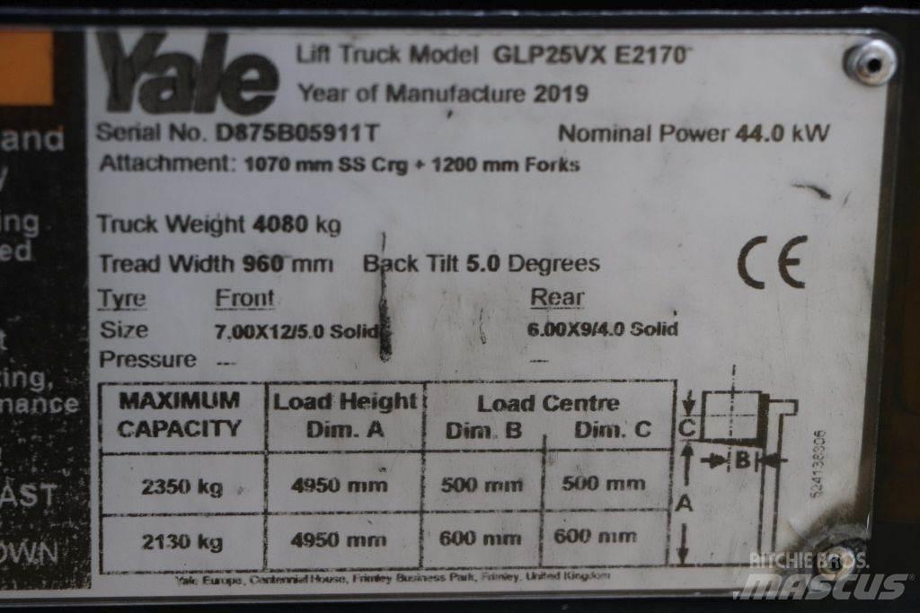 Yale GLP25VX LPG'li forkliftler