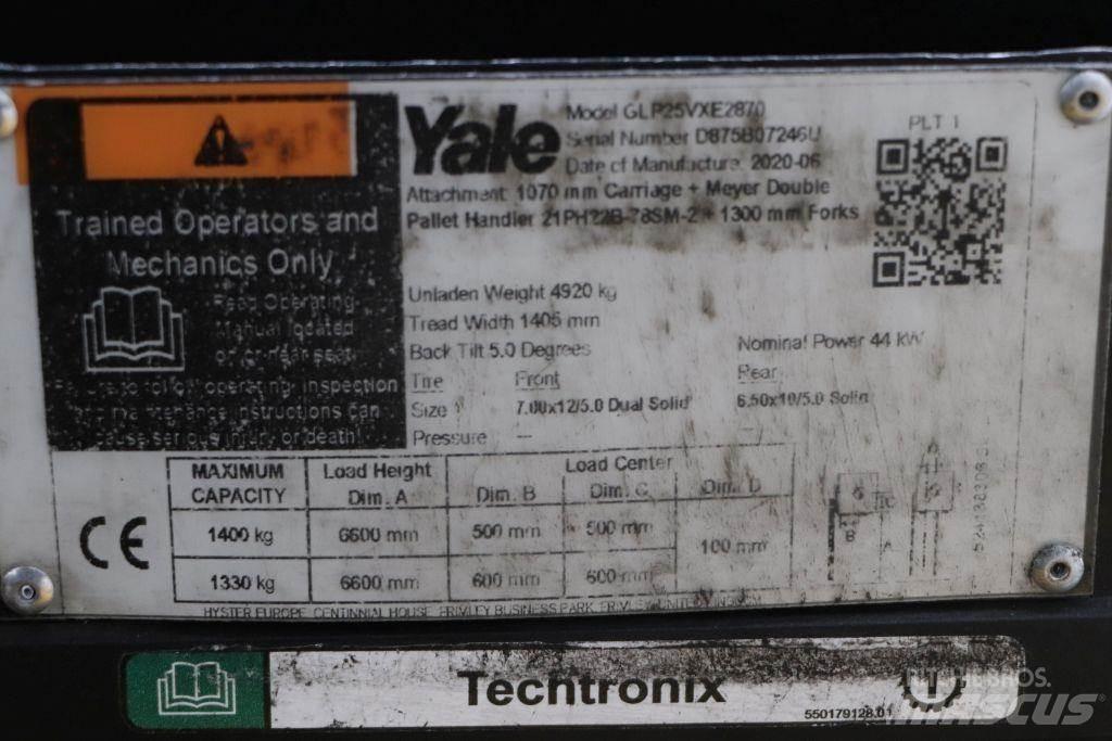 Yale GLP25VX LPG'li forkliftler
