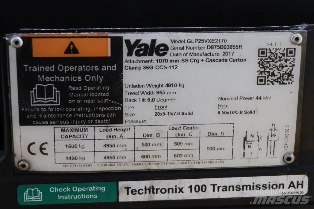 Yale GLP25VX LPG'li forkliftler