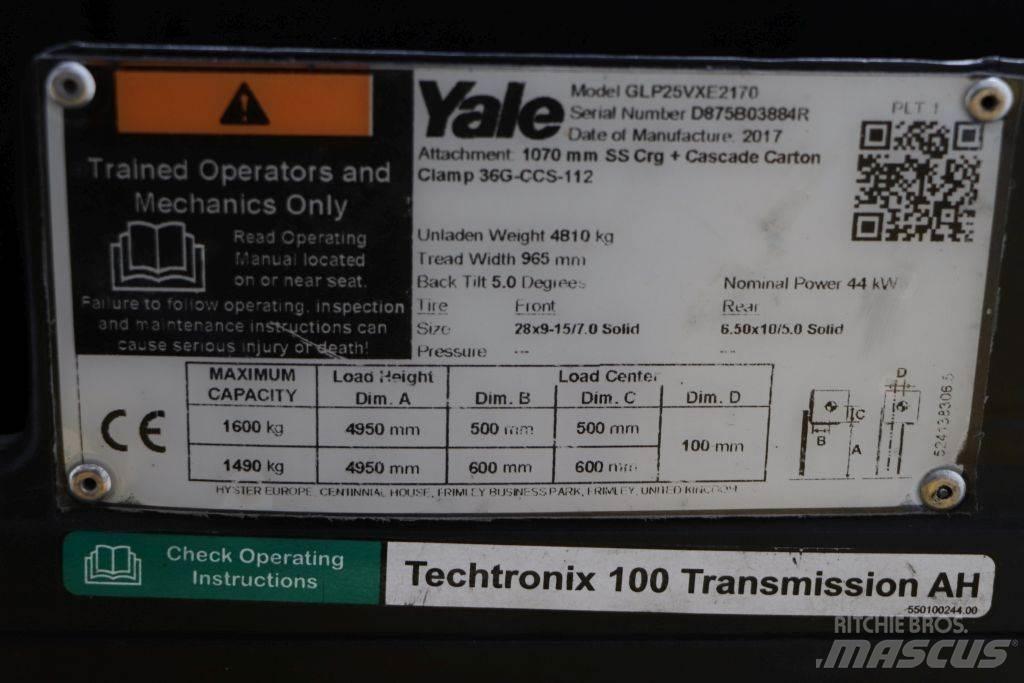 Yale GLP25VX LPG'li forkliftler