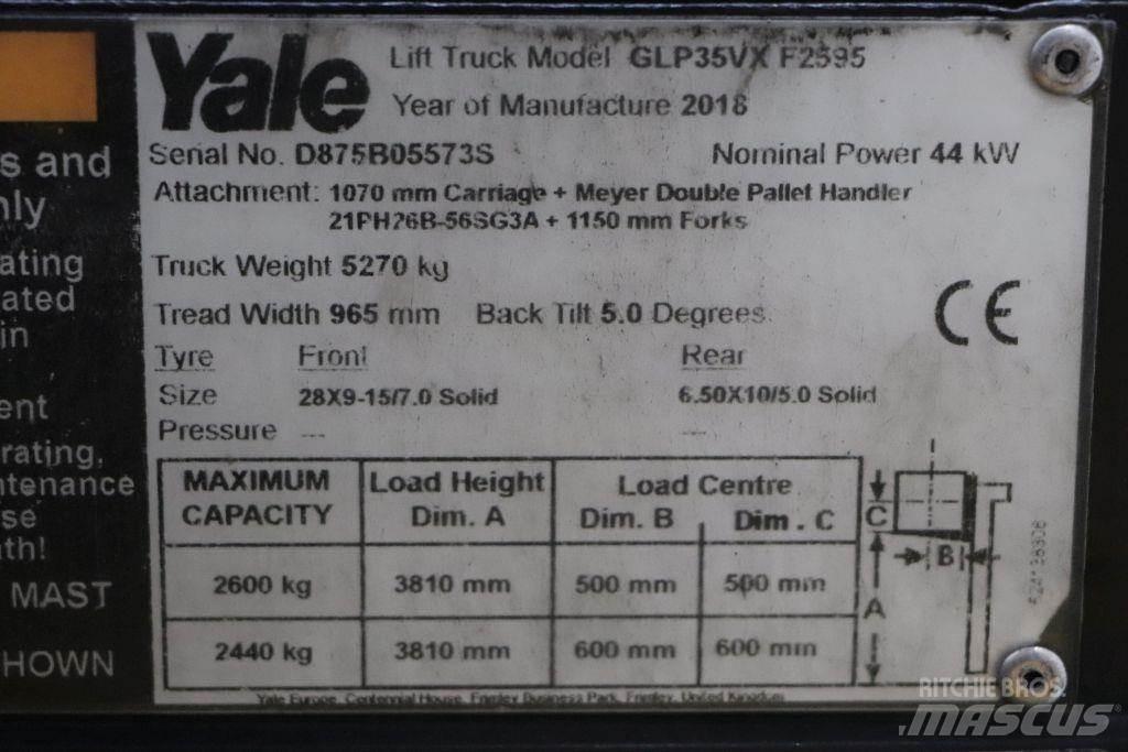 Yale GLP35VX LPG'li forkliftler