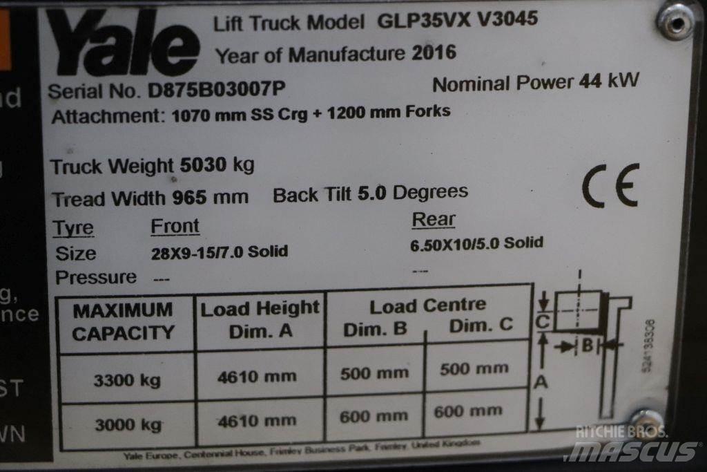 Yale GLP35VX LPG'li forkliftler