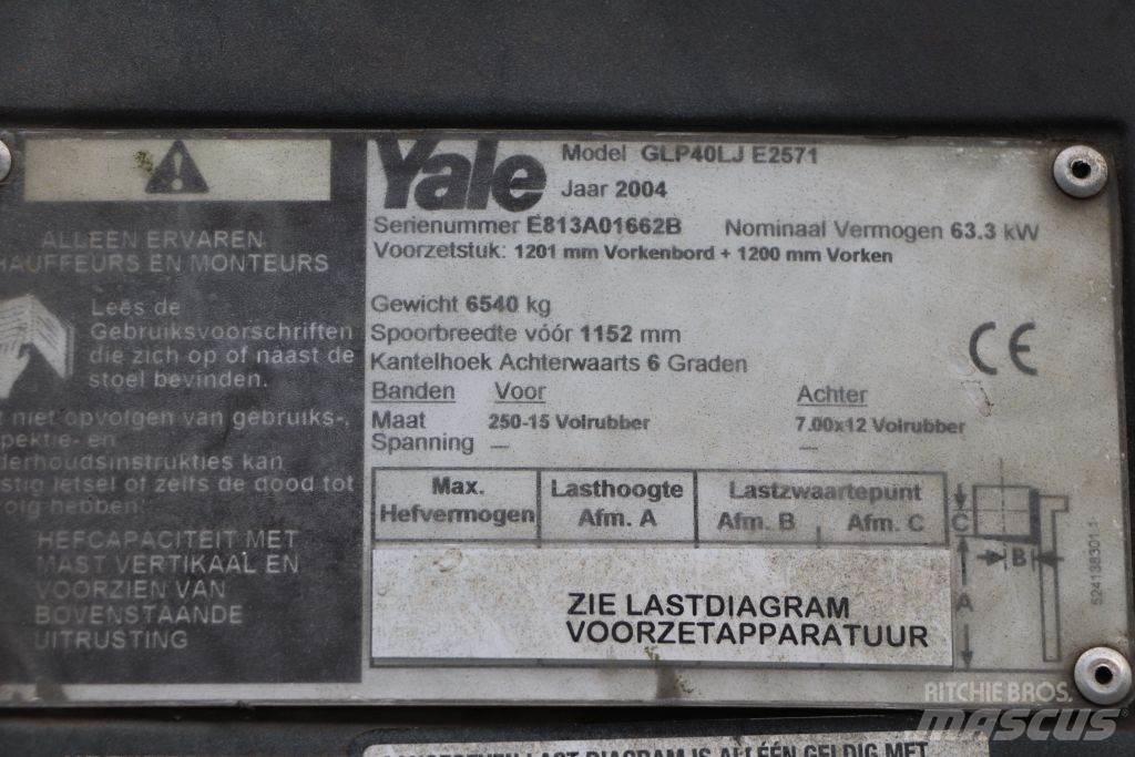 Yale GLP40LJ LPG'li forkliftler