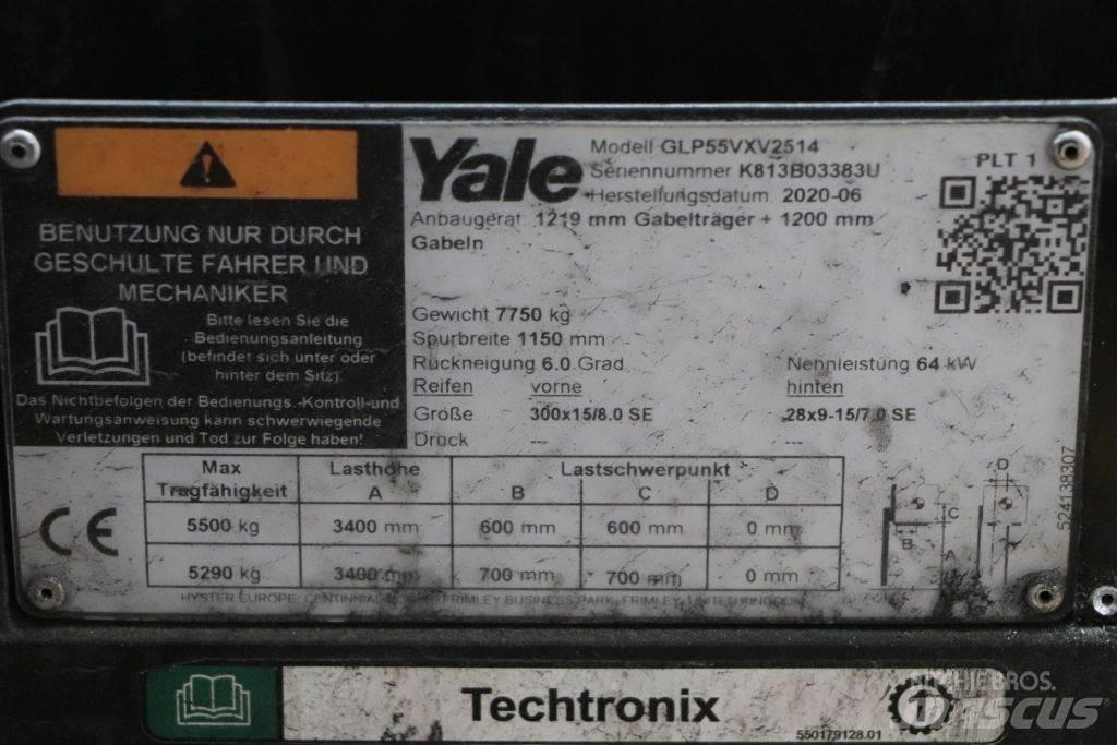 Yale GLP55VX LPG'li forkliftler