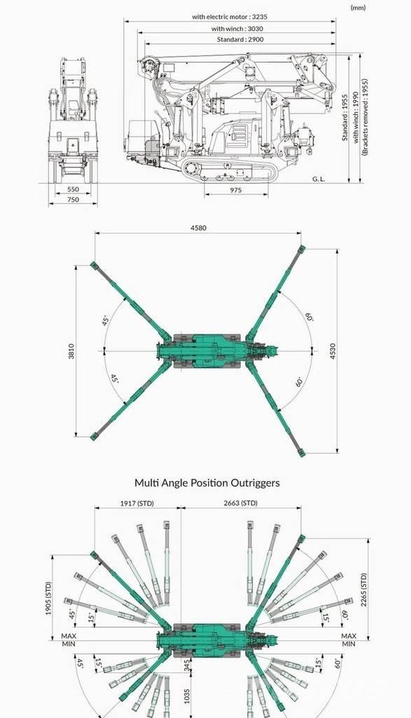 Maeda MK1033 Mini vinçler
