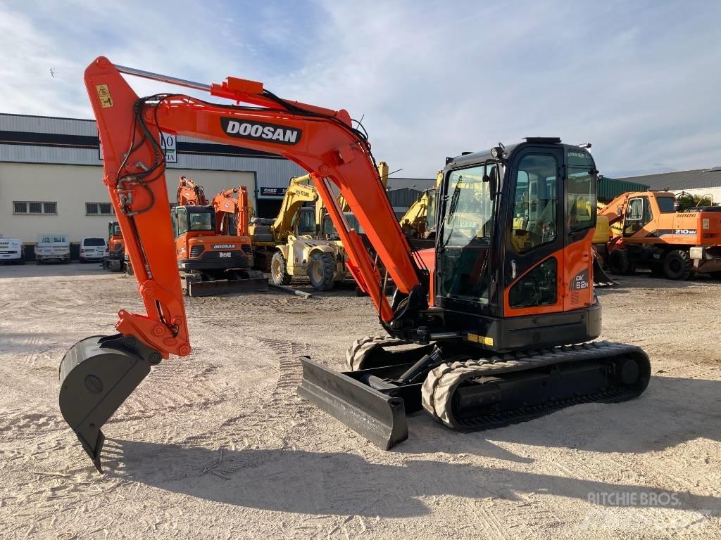 Doosan DX 62 R-3 Mini ekskavatörler, 7 tona dek