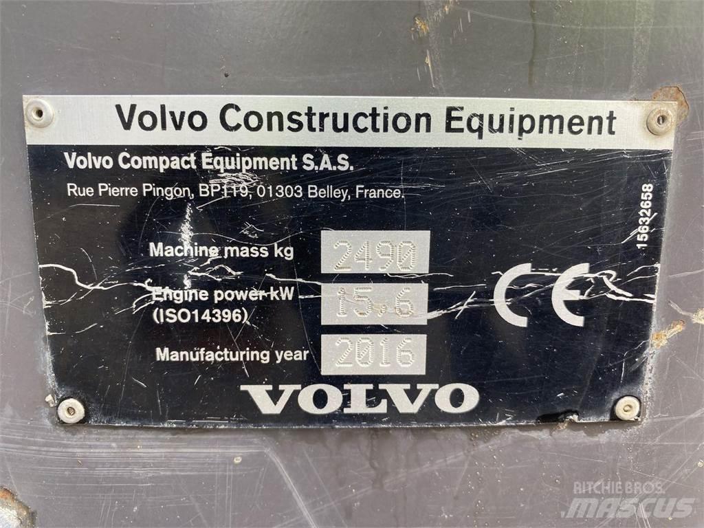 Volvo ECR25 Lastik tekerli ekskavatörler