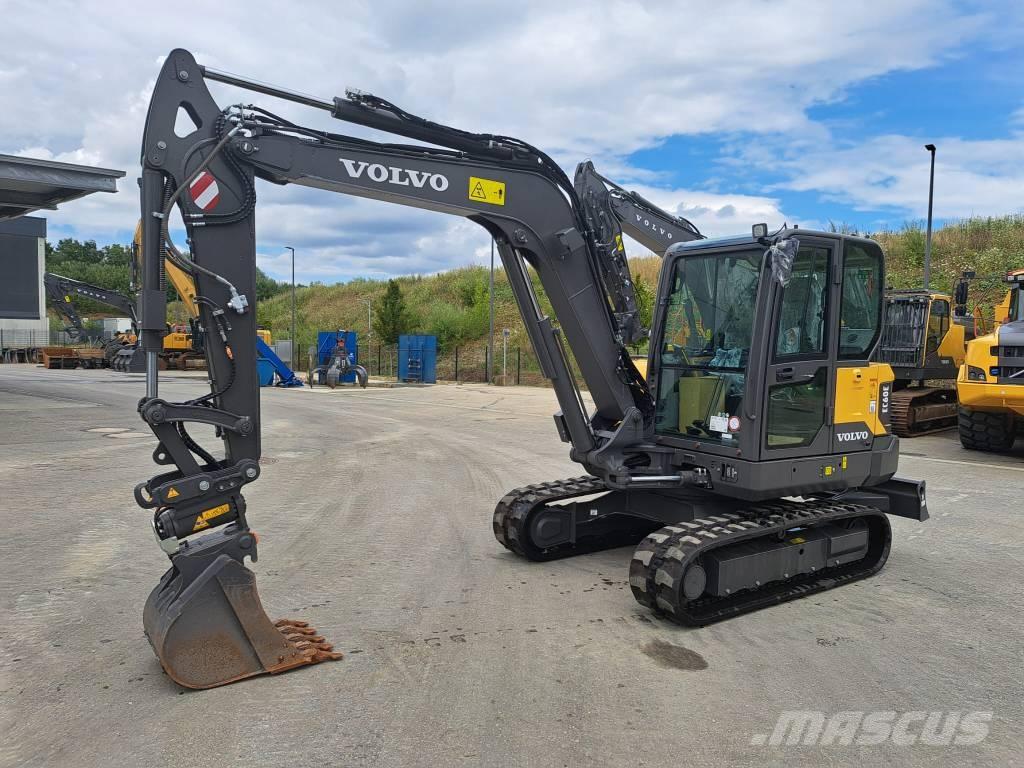Volvo EC60E Mini ekskavatörler, 7 tona dek