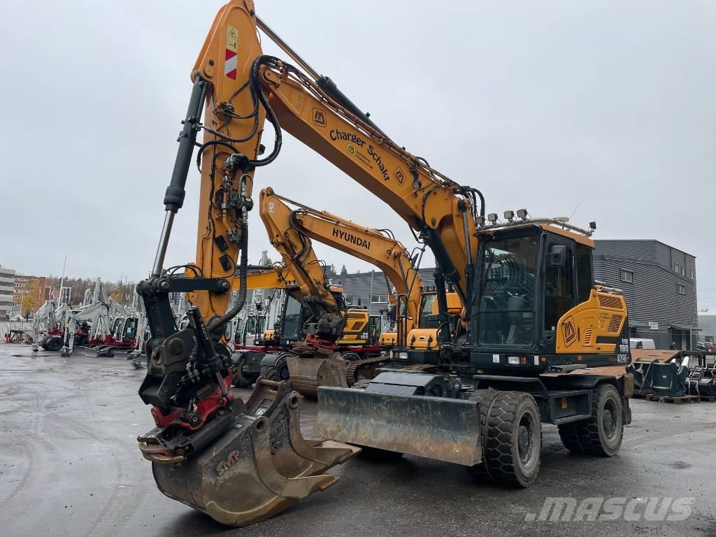 Hyundai HW 180 Lastik tekerli ekskavatörler