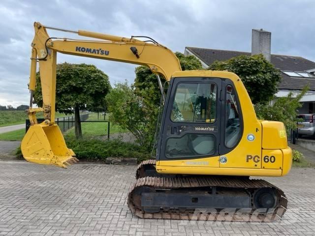 Komatsu PC 60-7 Paletli ekskavatörler