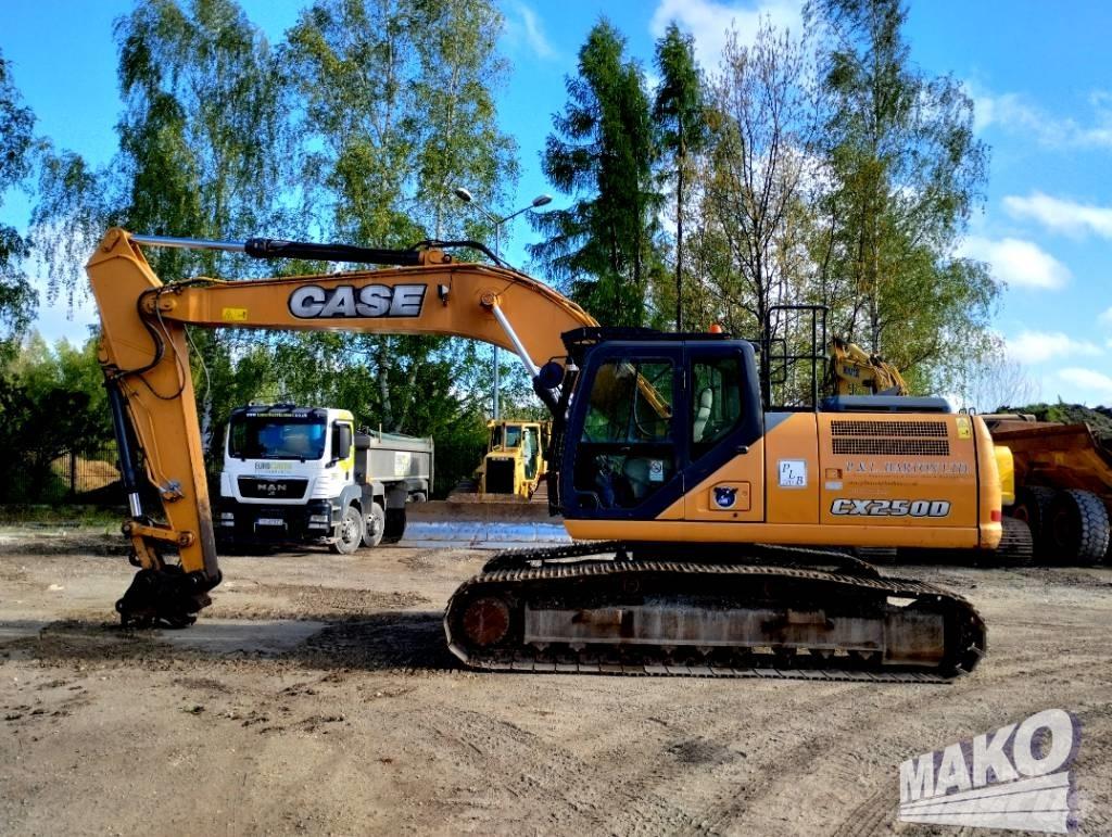 CASE CX 250 D Paletli ekskavatörler