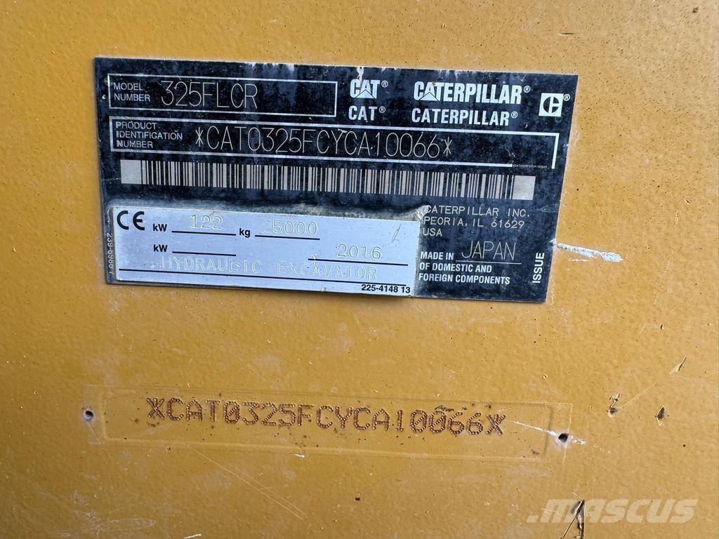 CAT 325F LCR Paletli ekskavatörler